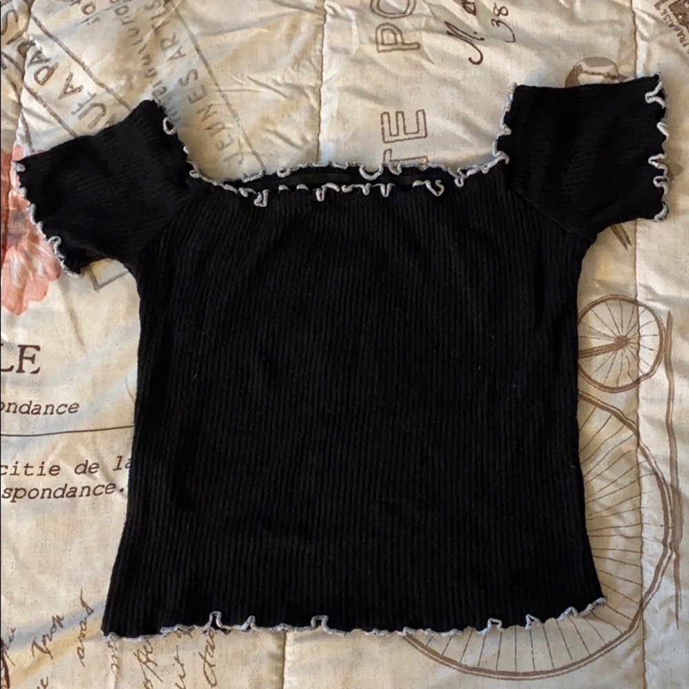 Black Crop Top